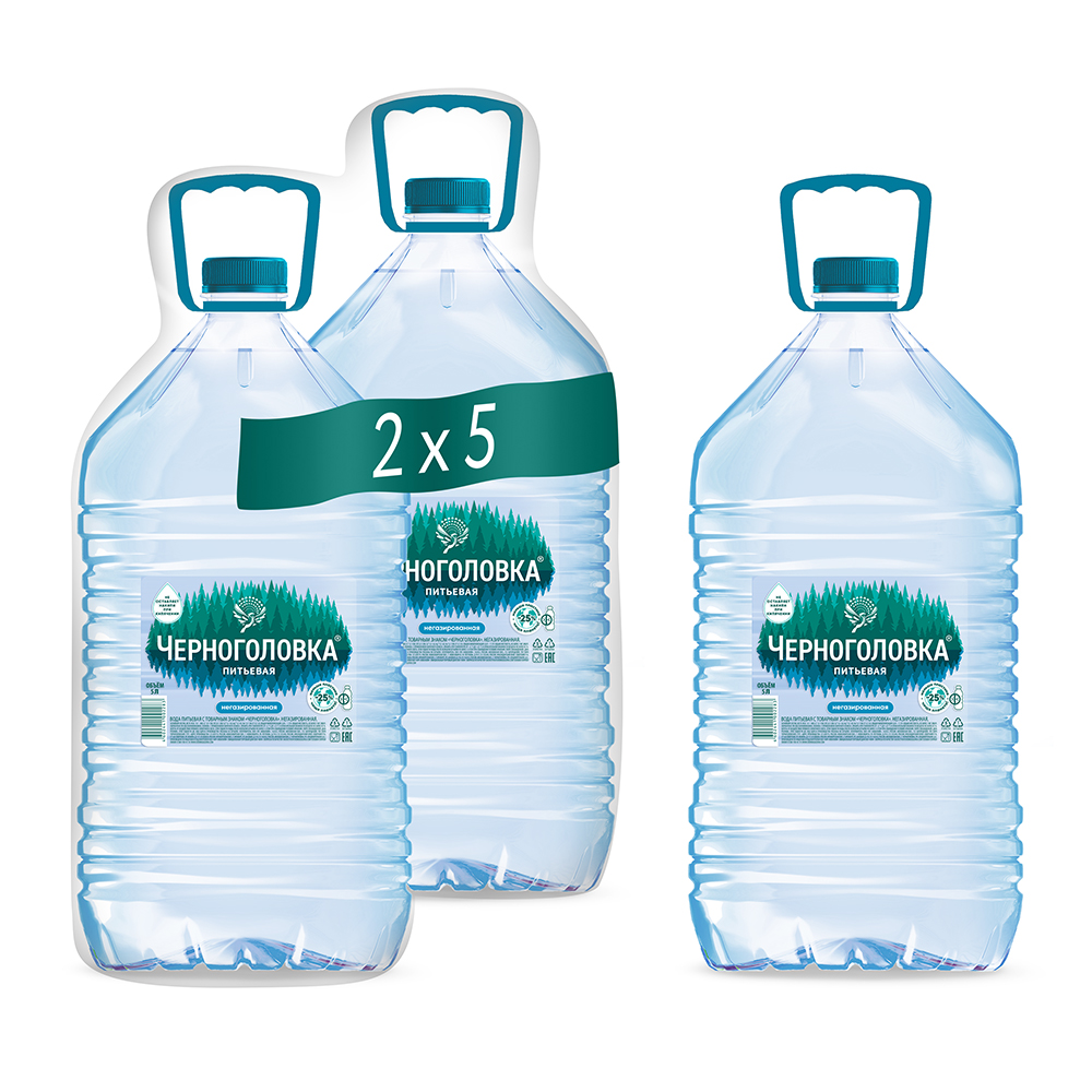 Вода питьевая ЧЕРНОГОЛОВКА 5 л