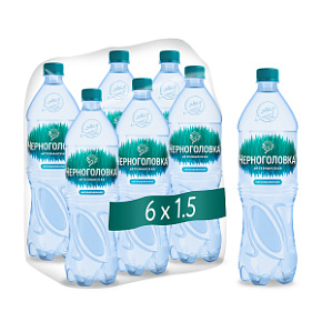Вода питьевая артезианская ЧЕРНОГОЛОВКА 1,5 л, без газа, ПЭТ