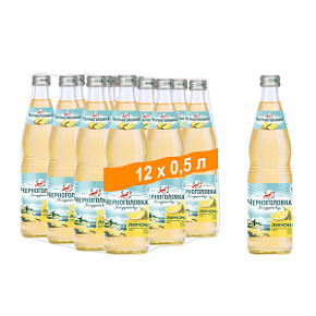 Лимонад ЧЕРНОГОЛОВКА оригинальный 0,5 л, газ, стекло